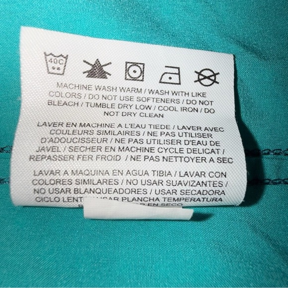 NIKE GOLF TOUR PERFORMANCE Dri-Fit Skort - XL Teal / Green Polka Dot - Picture 11 of 12